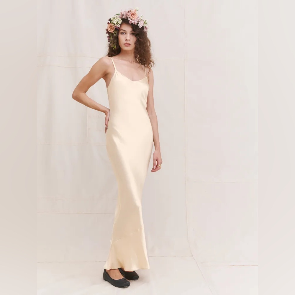 Reformation Parma Silk Dress